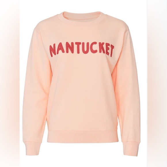 J. Crew Tops - J. Crew Crew Nantucket Crewneck Sweatshirt Small Blush Pink